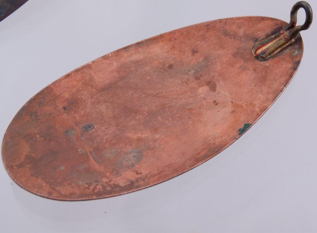 Unknown No 1 Antique Fishing Lure Rear that was polished