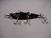 Antique Lure the Heddon 150 in solid Black Finish