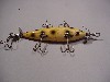 Antique Lure the Heddon 150 in White with Green Spot Finish