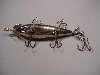 Antique Lure the Heddon 150 in Metalized Finish