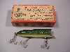 Heddon Dowagiac Antique Lure the Lucky 13 in Green Scale