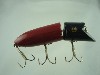 Antique Lure the Heddon Zig Wag  Black Head Red Body