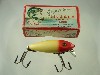 Heddon Dowagiac Antique Lure the River Runt, in Red Head White