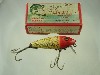 Heddon Dowagiac Antique Lure the River Runt, in Red Head Silver Flitter