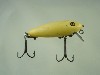 Heddon Dowagiac Antique Lure the River Runt, in Solid White