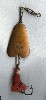 Old fishing lure made by John H Mann, the Perfect Revolving lure