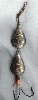 Old fishing lure made by John H Mann, the Tandem Improved Trolling Spoon
