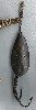 Old fishing lure made by John H Mann, the Double Hook Oval Spoon