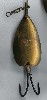 Old fishing lure made by John H Mann, the Perfect Revolving Lure