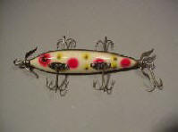 Early Heddon 20 Underwater Minnow Crackle Back Fishing Lure & Original Box