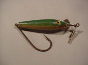 Antique Fishing Lure, the Pepper Coast Minnow Type