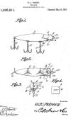 Patent Drawing for Antique Fishing Lure, Eureka Helldiver