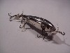 Pflueger Antique Lure the  5 Hook Metalized Underwater Minnow