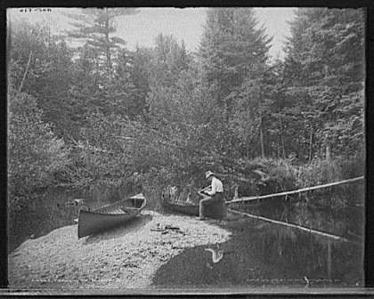 Antique Fishing Photo taken in the Adirondacks