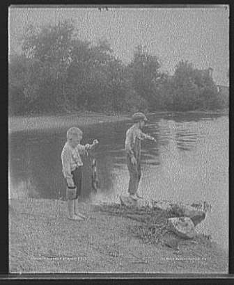 Antique Fishing Photo taken in the Adirondacks