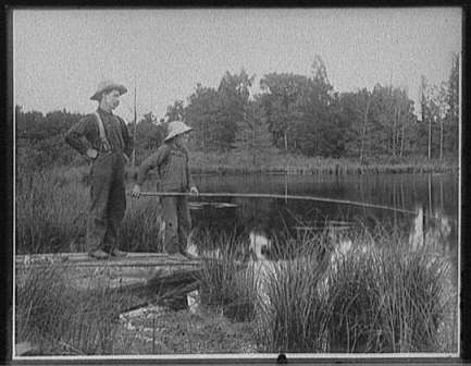 Antique Fishing Photo taken in the Adirondacks