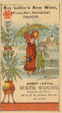 Old Fishing lure maker Henry Loftie Trade Card