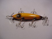 Antique Fishing Lure the Moonlight 5 Hook Minnow