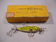 South Bend Antique Lure, the 3 Hook Underwater Minnow