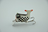 Heddon Dowagiac Indy Checkered Flag Hi Tail